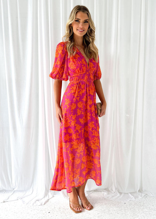 Kathy - Maxi dress with V-neck