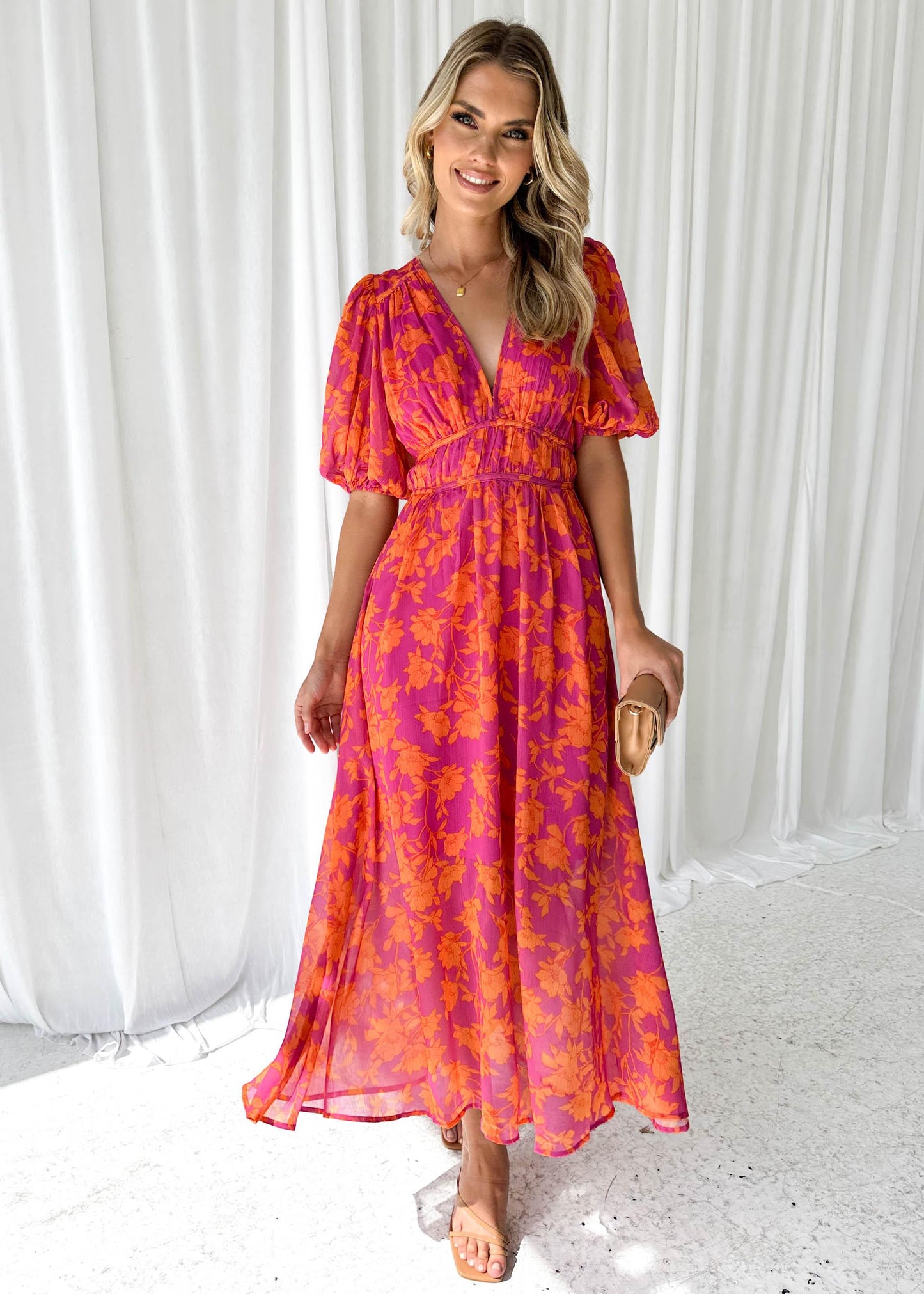Kathy - Maxi dress with V-neck