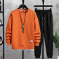 Relaxed Sporty Tracksuit for Men