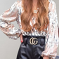 Celia Top with Lantern Sleeves and V-Neck – Summer 2025 Edition