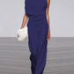 Sleeveless Jumpsuit with Open Back Effortless Elegance with a Contemporary Twist