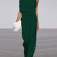 Sleeveless Jumpsuit with Open Back Effortless Elegance with a Contemporary Twist