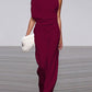 Sleeveless Jumpsuit with Open Back Effortless Elegance with a Contemporary Twist