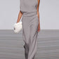 Sleeveless Jumpsuit with Open Back Effortless Elegance with a Contemporary Twist