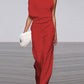 Sleeveless Jumpsuit with Open Back Effortless Elegance with a Contemporary Twist