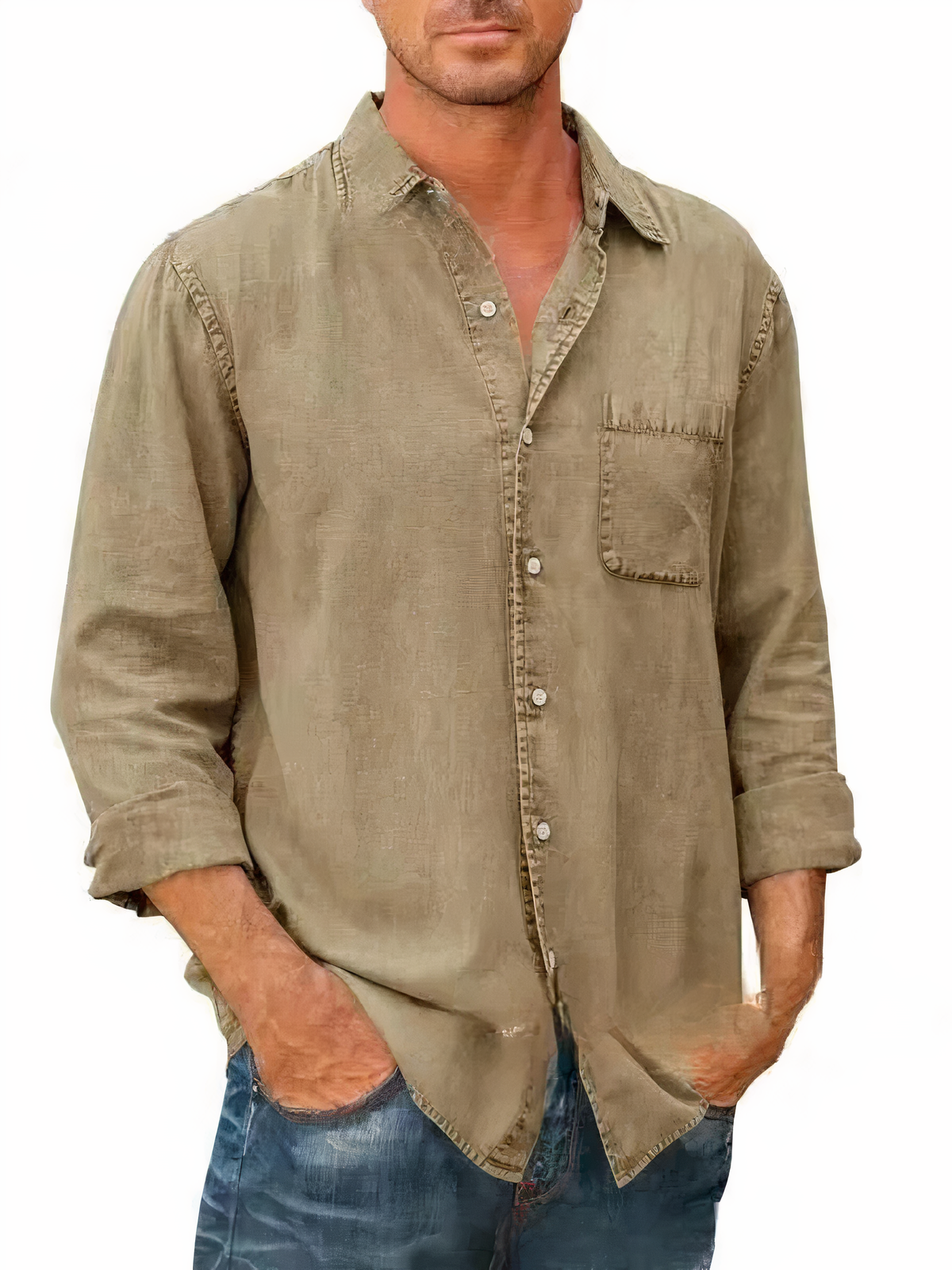 Long sleeve denim shirt - Mateo