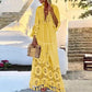 Adalyn - Bohemian Long Dress with Lace and Tassels