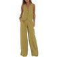 Tinley - stylish chic loose set [vest + pants]