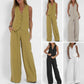 Tinley - stylish chic loose set [vest + pants]