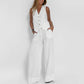 Tinley - stylish chic loose set [vest + pants]
