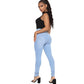 Adeline - Casual high waist elastic jeans
