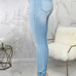Adeline - Casual high waist elastic jeans