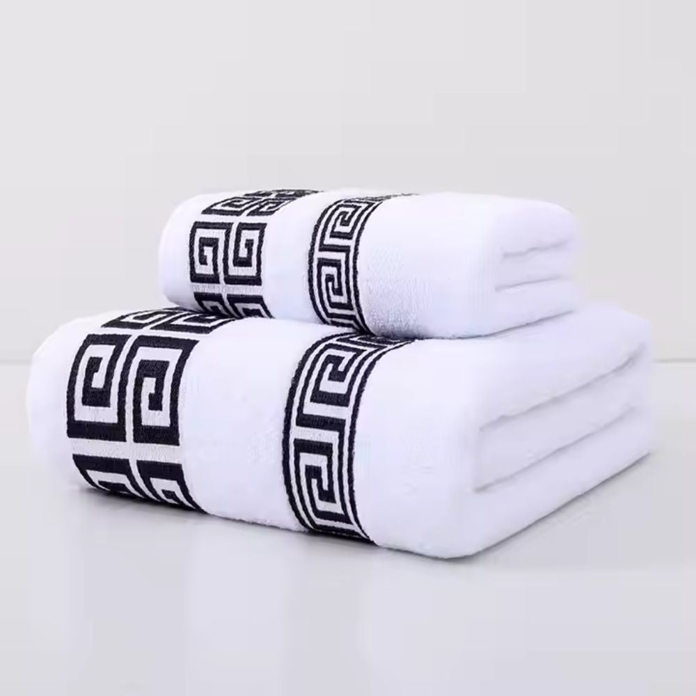 Casa Luxe Athena Cotton Towel Set (2-Piece)