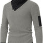 Lars Casual Sweater - Vintage Wool Sweater with High Collar