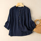 Jelena | Vintage Summer Women's Blouse - Stylish & Light for Warm Weather