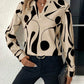 Marianna | Women's elegant printed - blouse