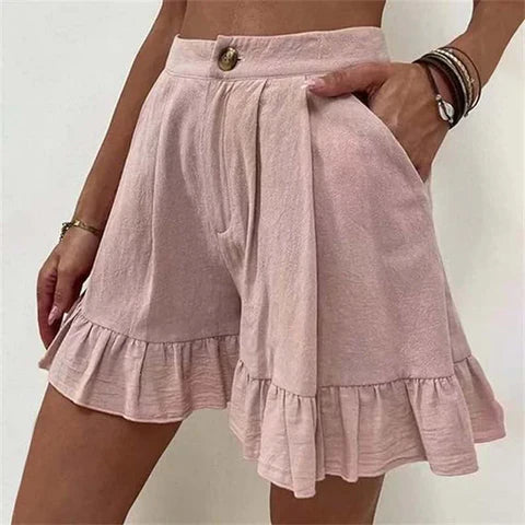 Alice - Elegant, casual pleated shorts