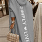 Nora - casual long knitted cardigan with hood