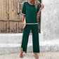 Toni - casual knitted set [top + pants]