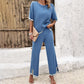 Toni - casual knitted set [top + pants]