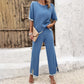 Toni - casual knitted set [top + pants]