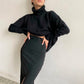NOVELLE | KNITTED LOOSE TURTLENECK