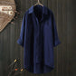 Kristina | - Women's casual long sleeve polo collar blouse