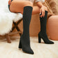 Women's Knee-High Stretch Boots Effortless Elegance with Everyday Comfort