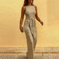 Festive Shiny Women’s Jumpsuit – Sparkle with Every Step