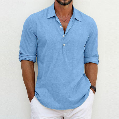 Ricardo - Men's Classic Linen Polo