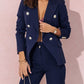 Elegant Two-Piece Women's Suit (Blazer & Trousers)