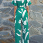 Olive - Elegant chiffon style jumpsuit with wide legs