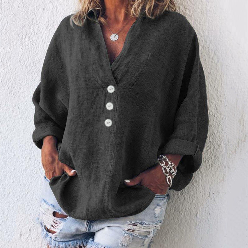 Maeve | Stylish Cotton-Linen Blouse