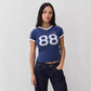 Trendy Women's T-Shirt with Lace Detail & Contrast Sleeves – Yelina