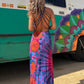 Layiah - Maxi dress with lace and Tie-Dye print