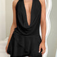 Mirabel | Halter Backless Mini Dress
