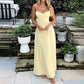Women's Sleeveless Maxi Dress with Bust Tie for Summer