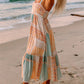 Melindi - Multicolored summer dress with bohemian print