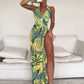 Emylda - Sexy one piece bikini and swimwear with long skirt
