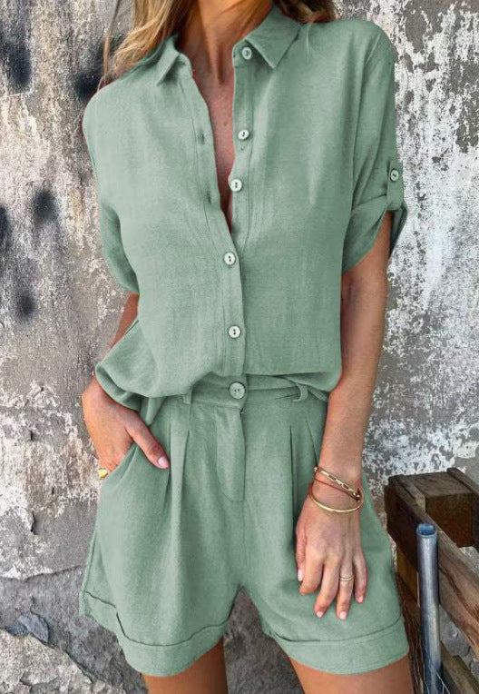 Pauline - Linen Summer Set