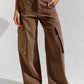 Trendy High Waist Cargo Jeans for Women