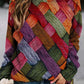 Alysa - Sweater made of printed wool