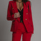 Elegant Two-Piece Women's Suit (Blazer & Trousers)