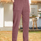 Marion - Plain corduroy trousers for women