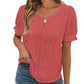 Lighty & Stylish Women's Puffy Sleeve Shirt with Lace Detail – Noemi