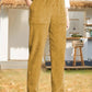 Marion - Plain corduroy trousers for women
