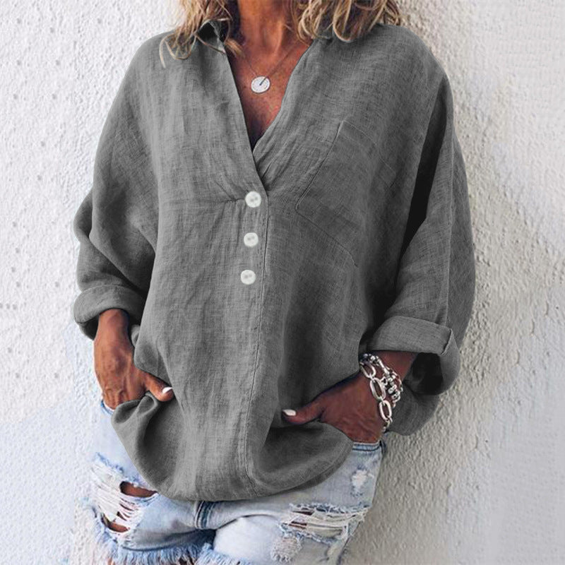 Maeve | Stylish Cotton-Linen Blouse