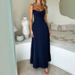 Women's Sleeveless Maxi Dress with Bust Tie for Summer