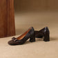 TATUM | BOW DETAIL BLOCK HEELS