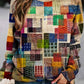 Alysa - Sweater made of printed wool